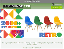 Tablet Screenshot of luxloungeefr.com